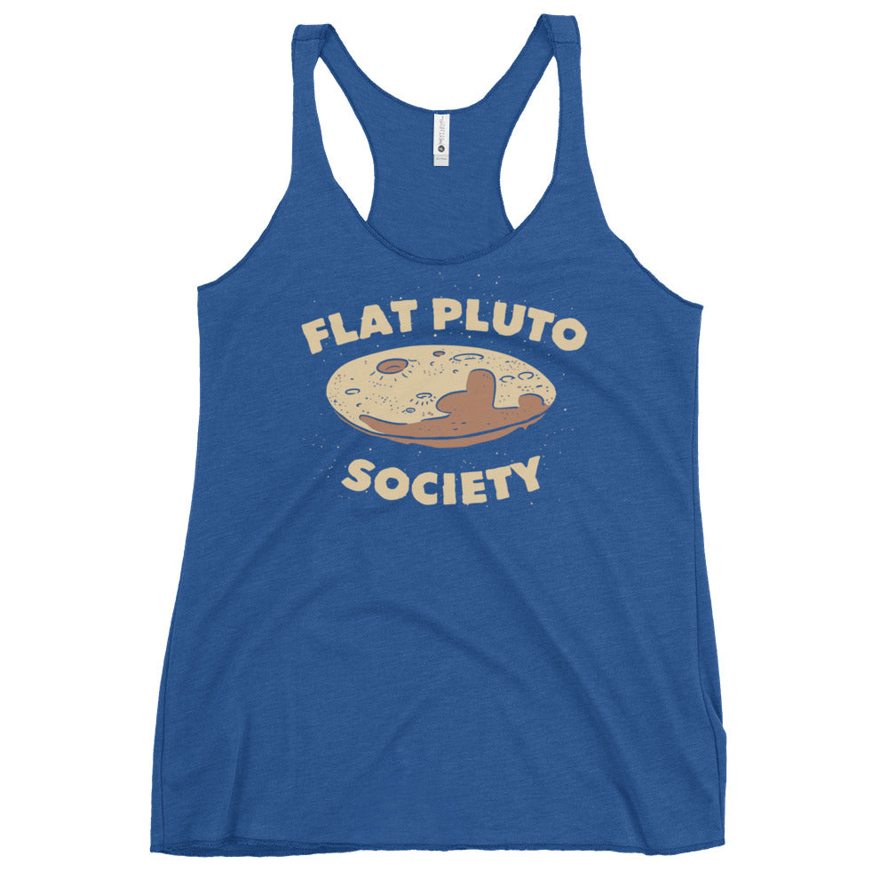 Flat Pluto Society Women's Racerback Tank