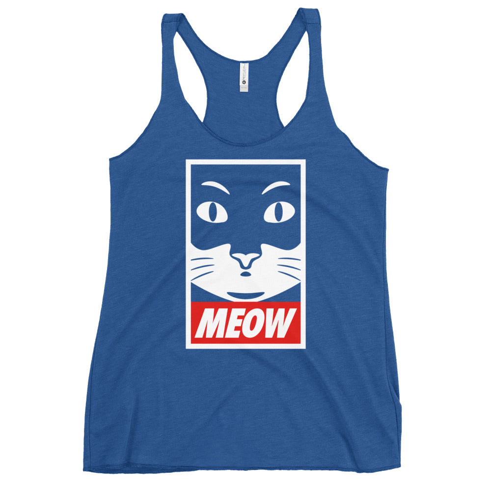 Meow Women's Racerback Tank