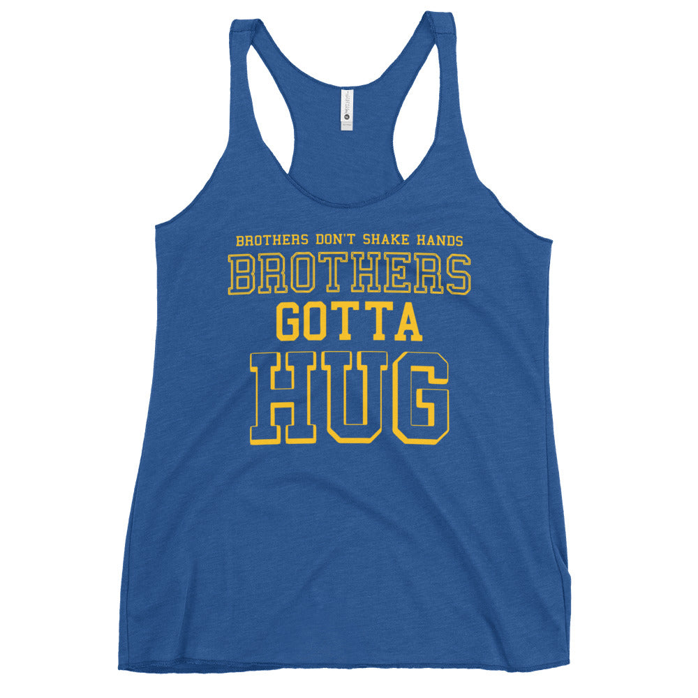 Brothers Gotta Hug Women's Racerback Tank