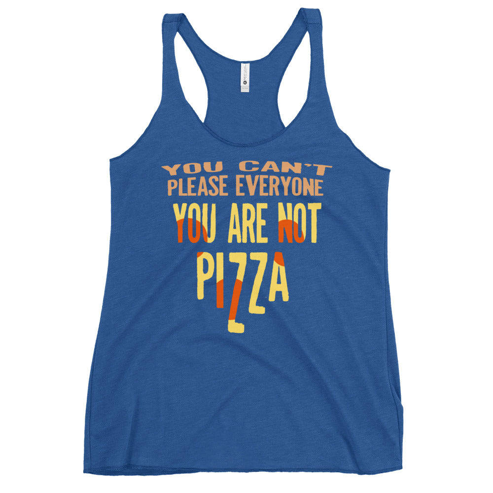 You Are Not Pizza Women's Racerback Tank