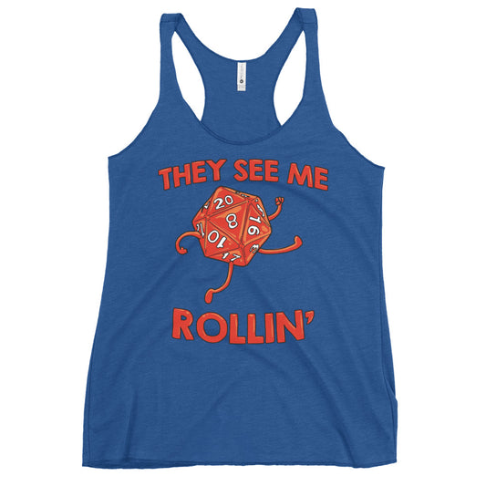 They See Me Rollin' Women's Racerback Tank