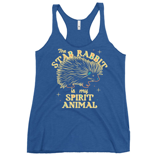 The Stab Rabbit Is My Spirit Animal Women's Racerback Tank
