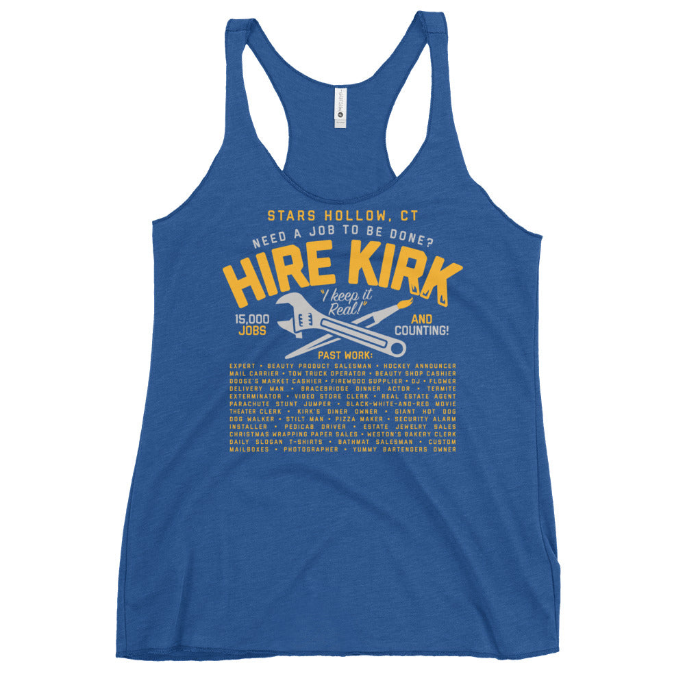 Hire Kirk Women's Racerback Tank