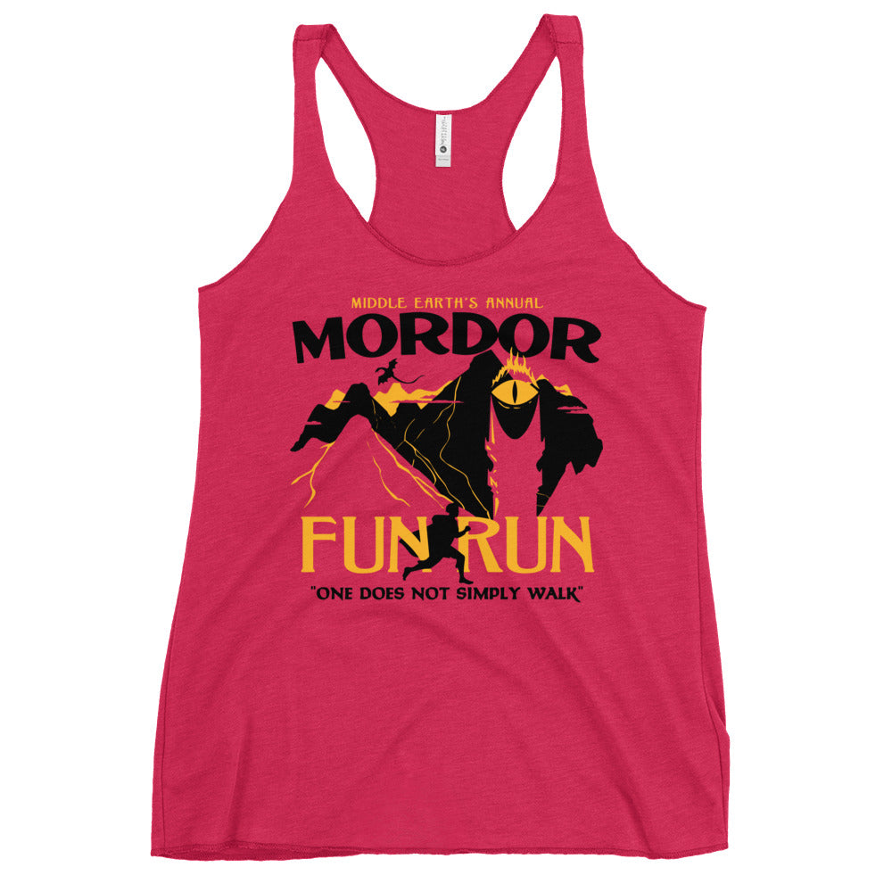 Mordor Fun Run Women's Racerback Tank