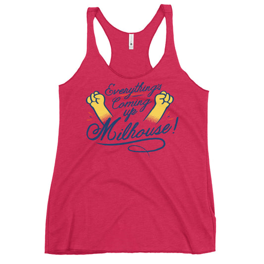 Everything's Coming Up Milhouse! Women's Racerback Tank