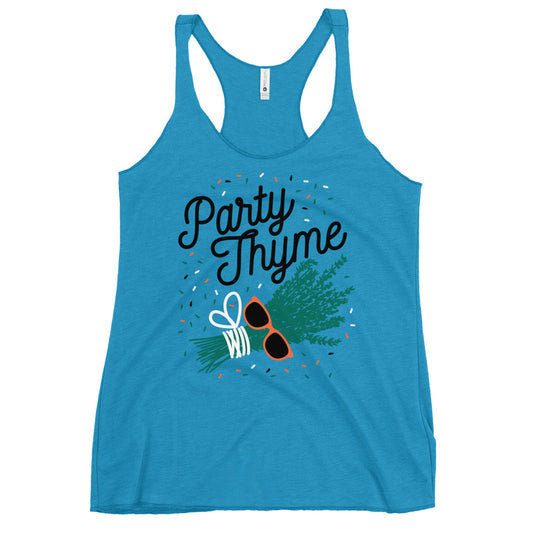 Party Thyme Women's Racerback Tank