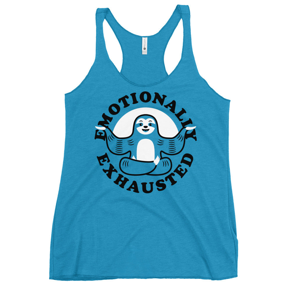 Emotionally Exhausted Women's Racerback Tank
