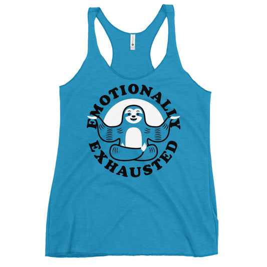 Emotionally Exhausted Women's Racerback Tank