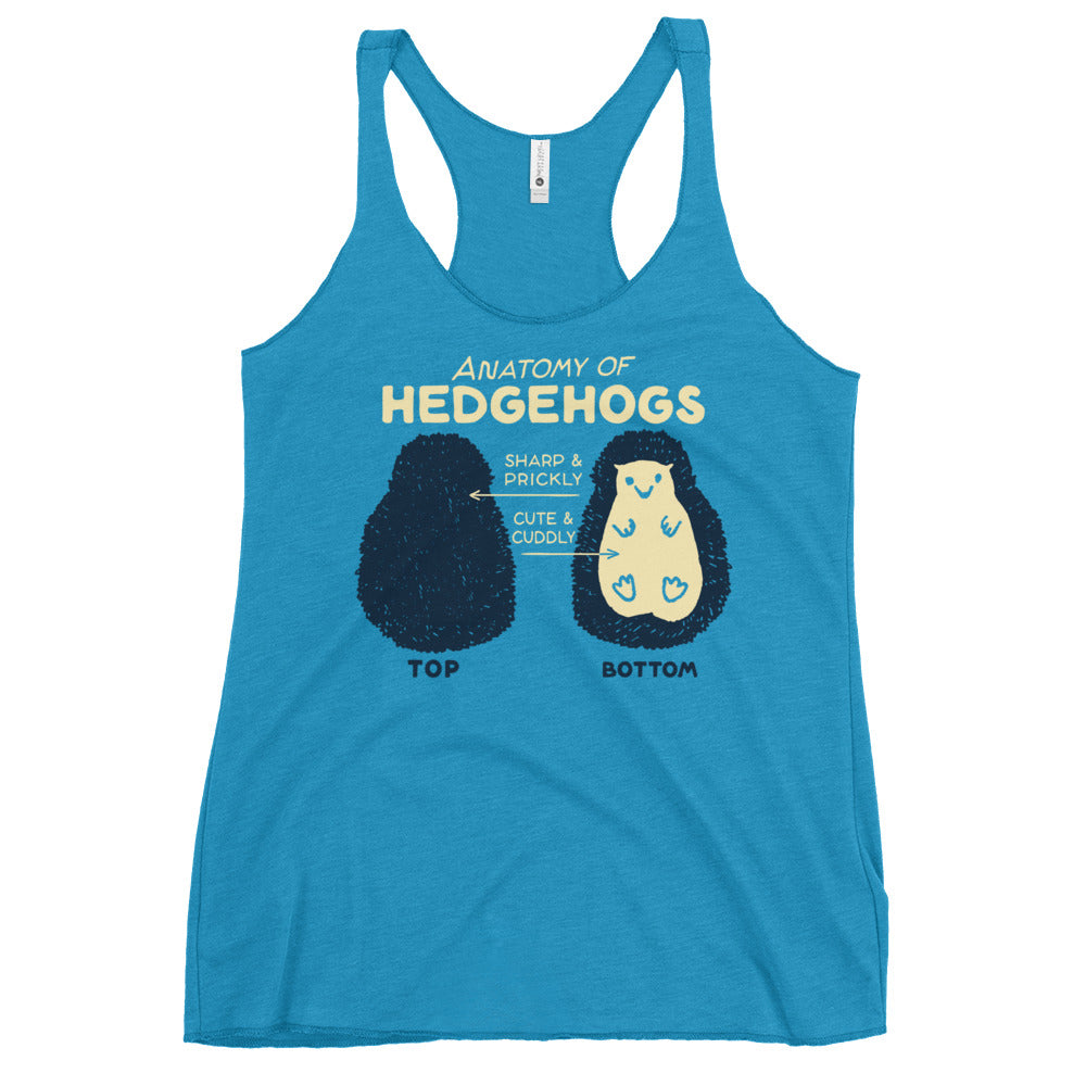Anatomy Of Hedgehogs Women's Racerback Tank