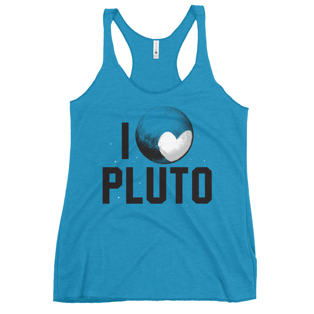 I Heart Pluto Women's Racerback Tank