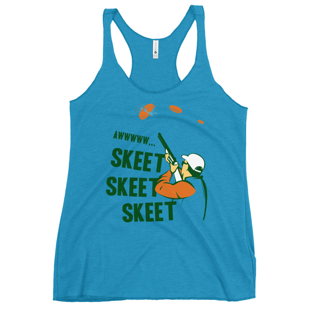 Skeet Skeet Skeet Women's Racerback Tank