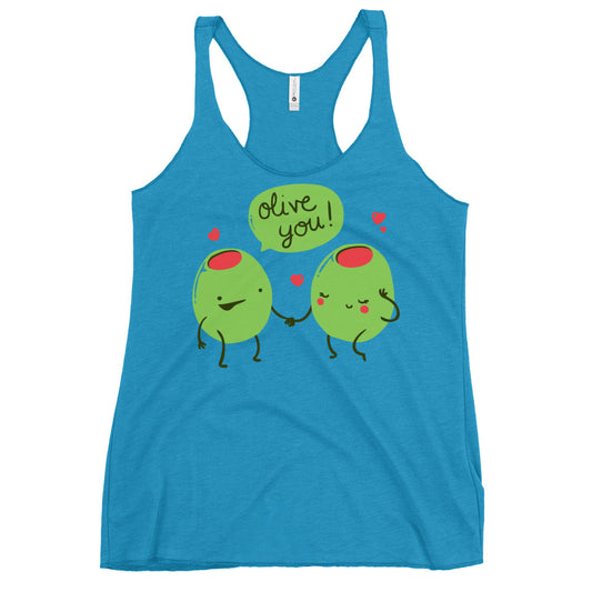 Olive You Women's Racerback Tank