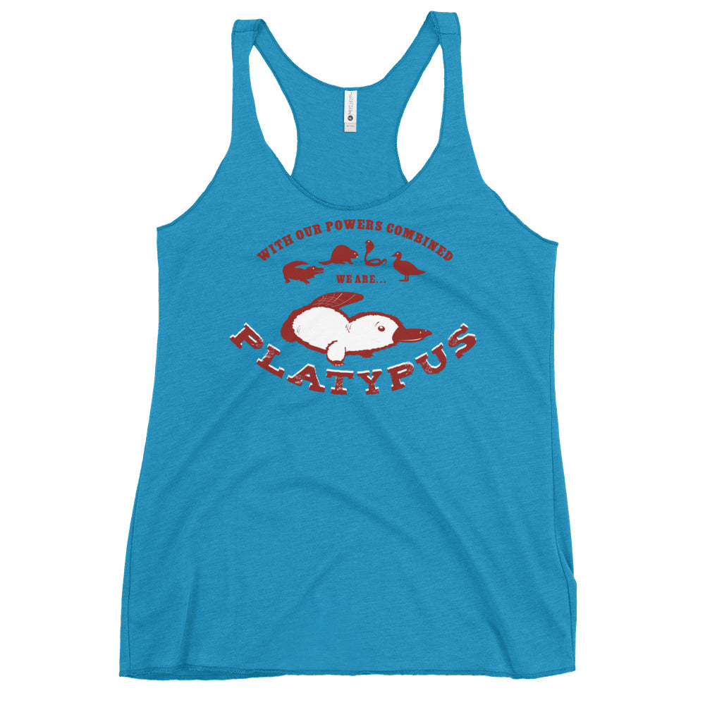 Our Powers Combined... Women's Racerback Tank