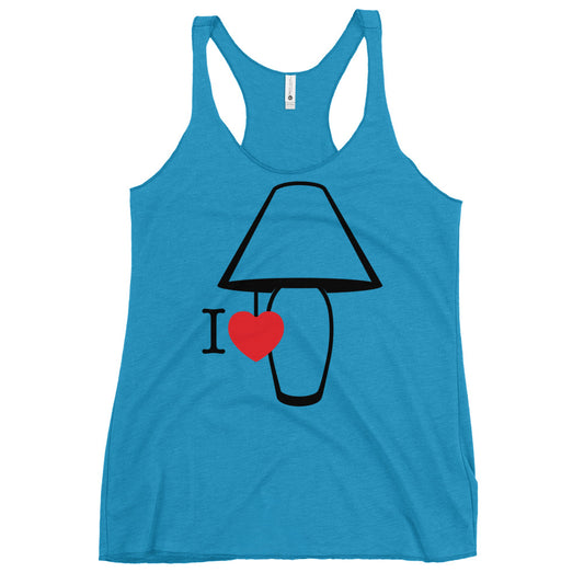 I Love Lamp Women's Racerback Tank