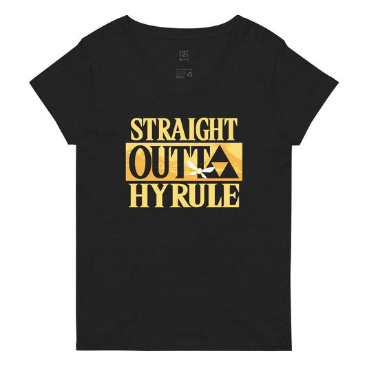 Straight Outta Hyrule Women's V-Neck Tee