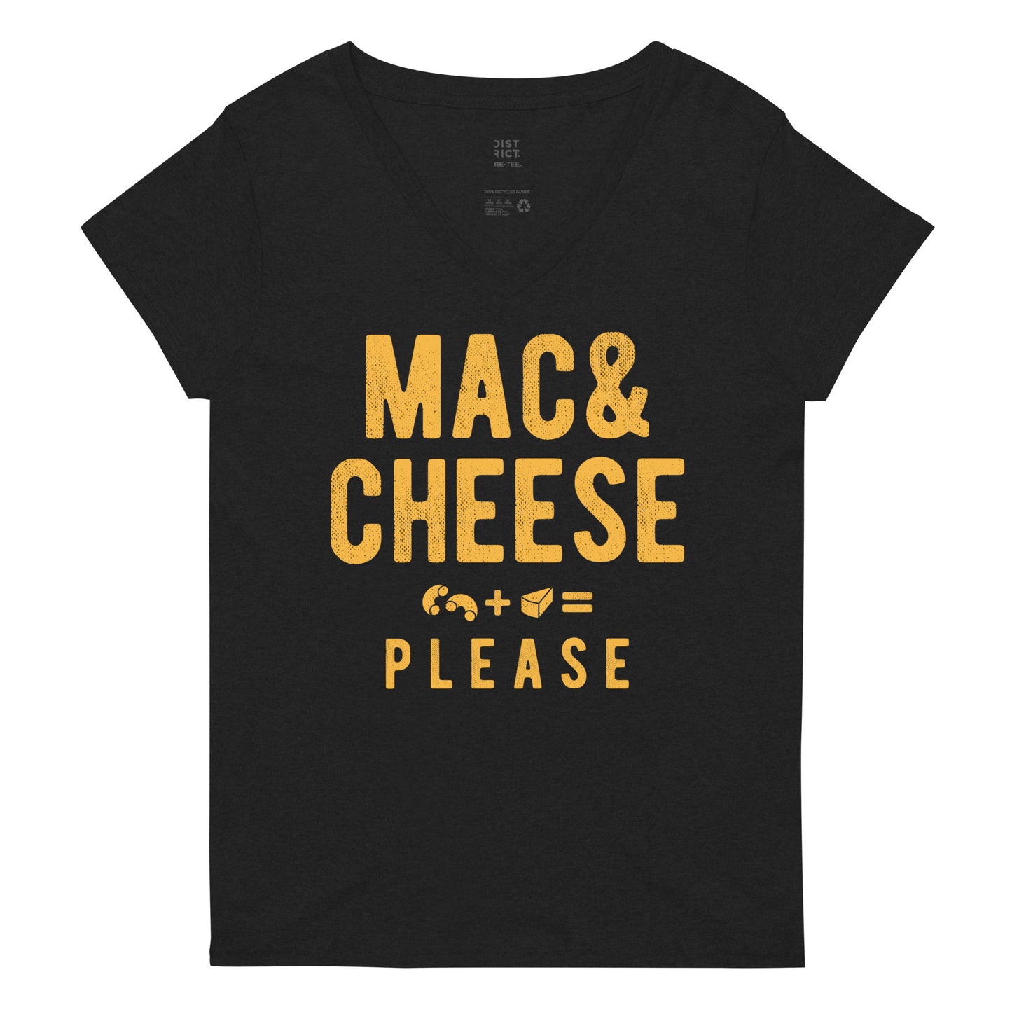 Mac And Cheese Please Women's V-Neck Tee