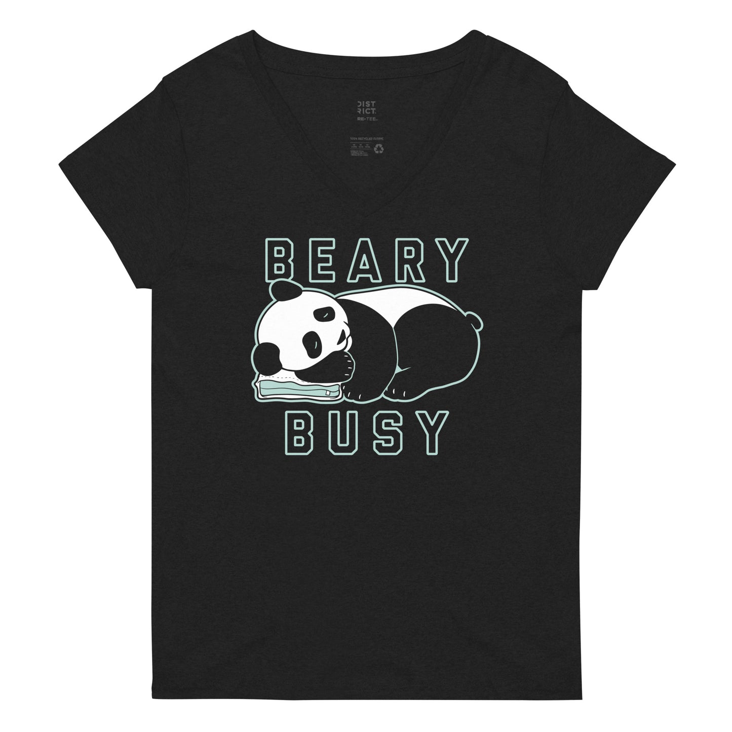 Beary Busy Women's V-Neck Tee