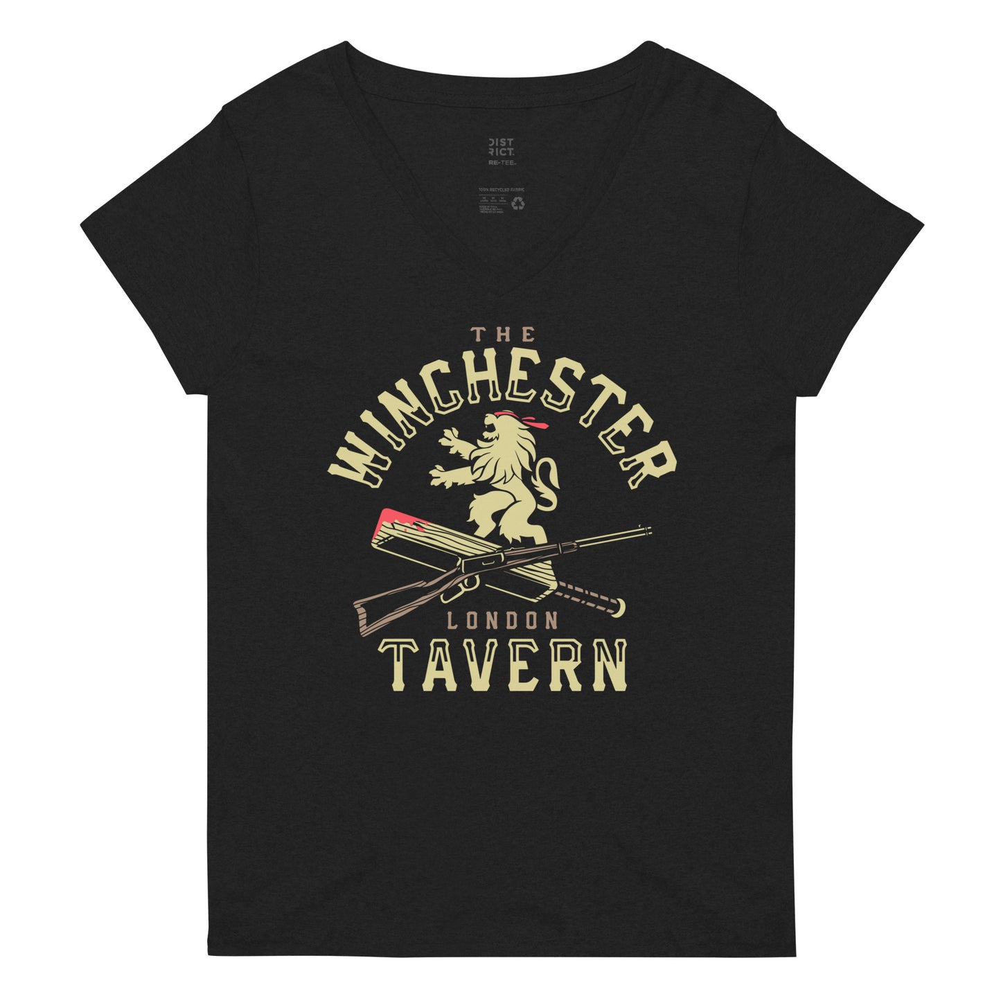 The Winchester Tavern Women's V-Neck Tee