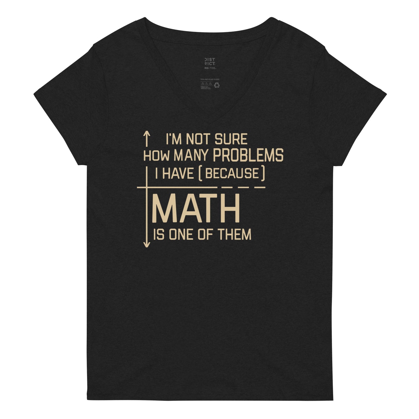 I'm Not Sure How Many Problems I Have Women's V-Neck Tee