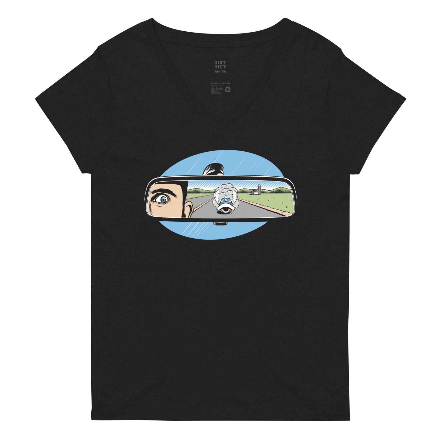 Incoming Turtle Shell Women's V-Neck Tee