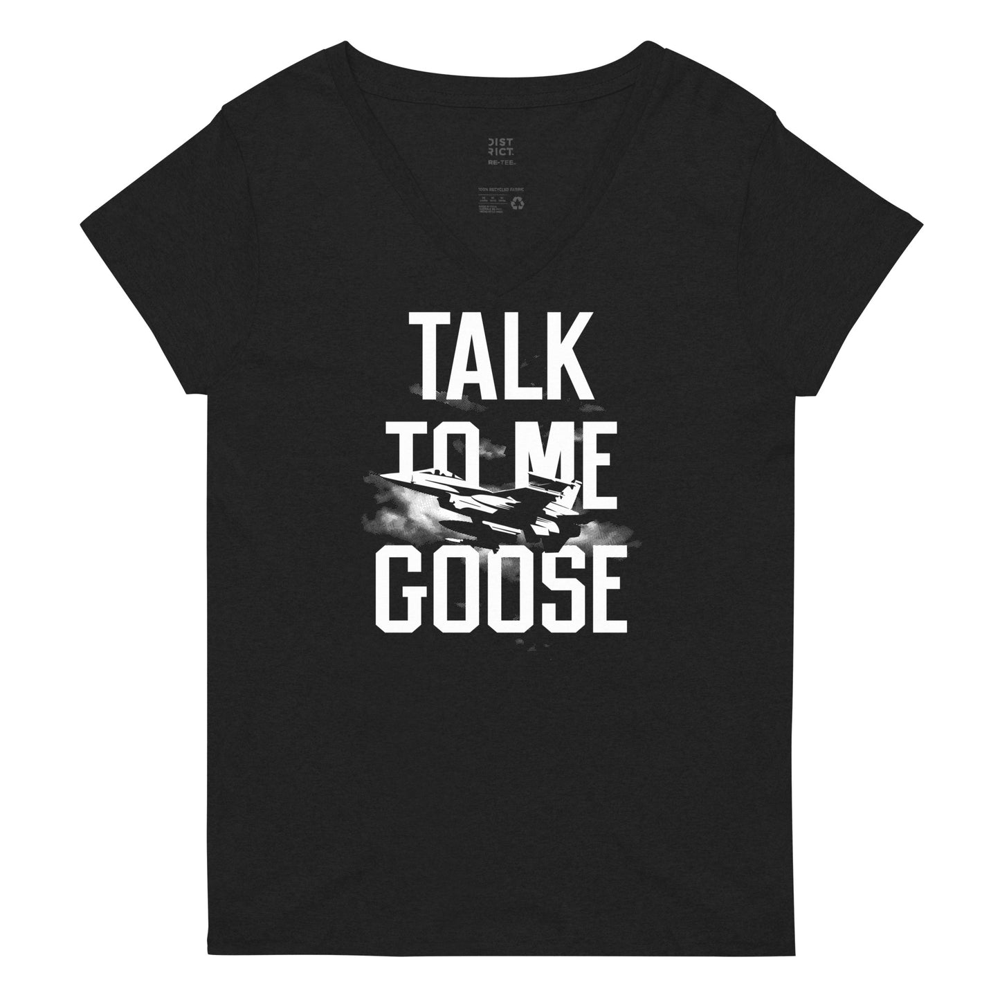 Talk To Me Goose Women's V-Neck Tee