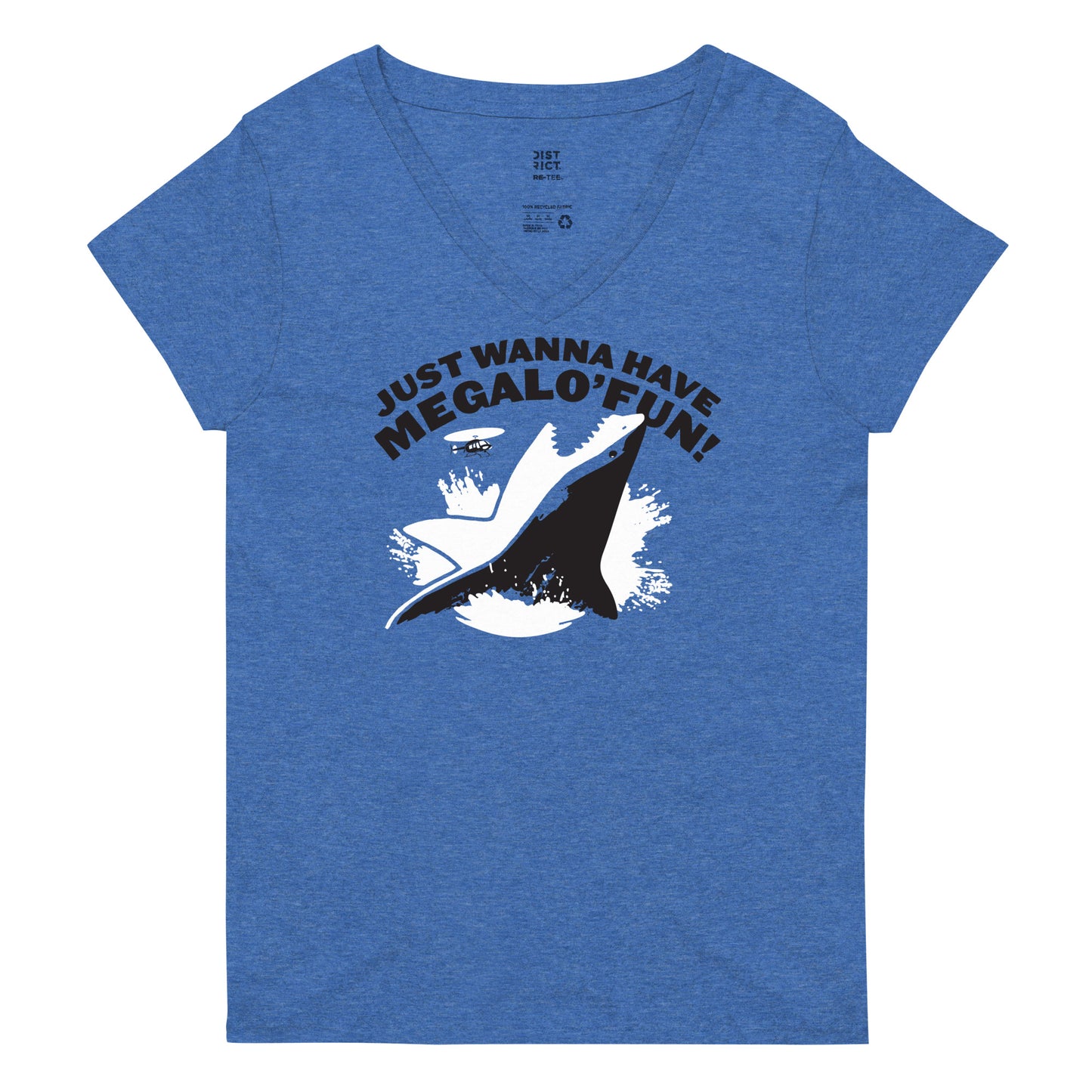 Just Wanna Have Megalo' Fun! Women's V-Neck Tee
