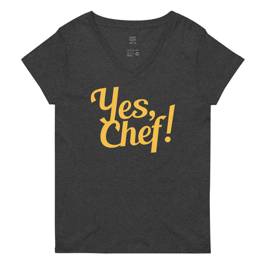 Yes, Chef! Women's V-Neck Tee
