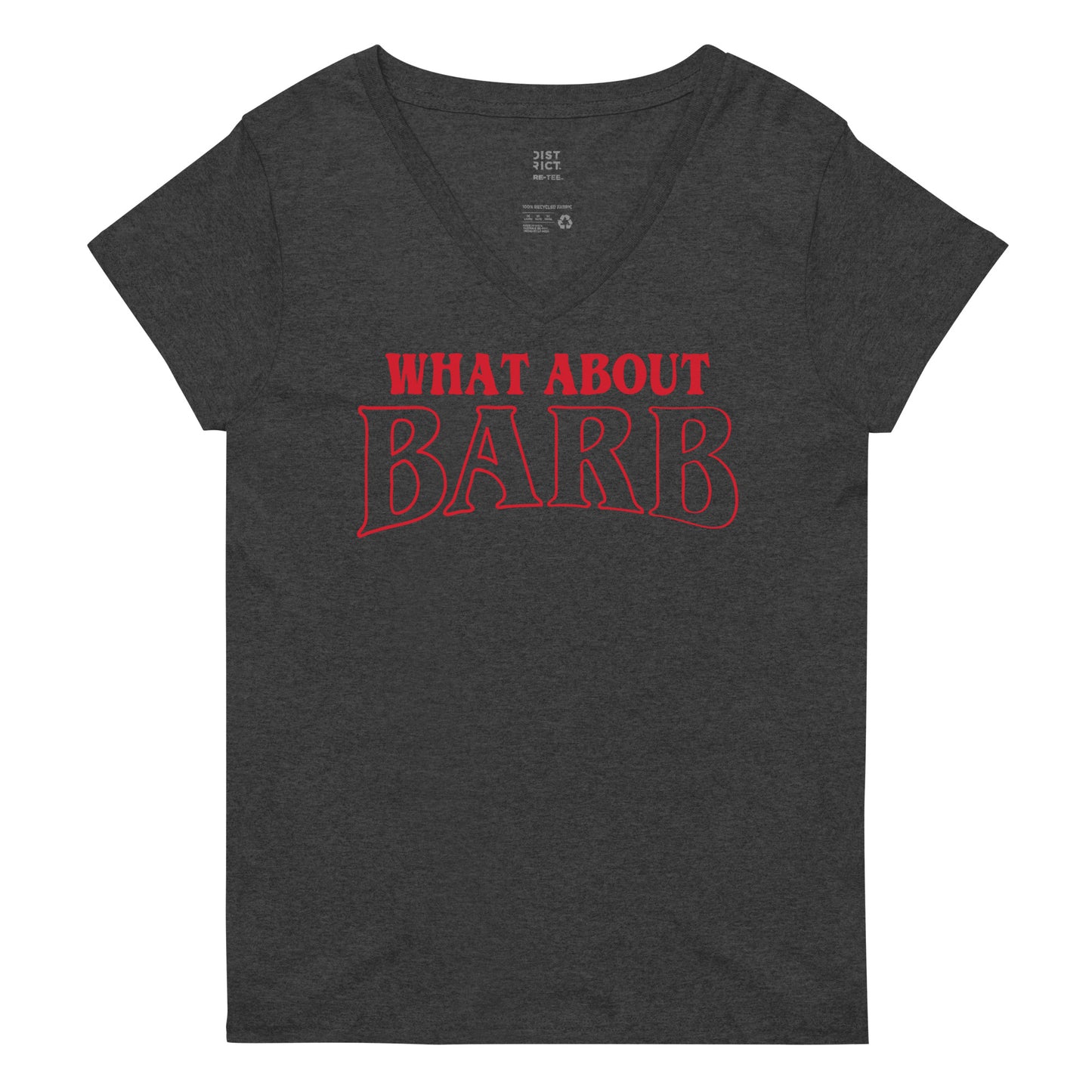What About Barb? Women's V-Neck Tee