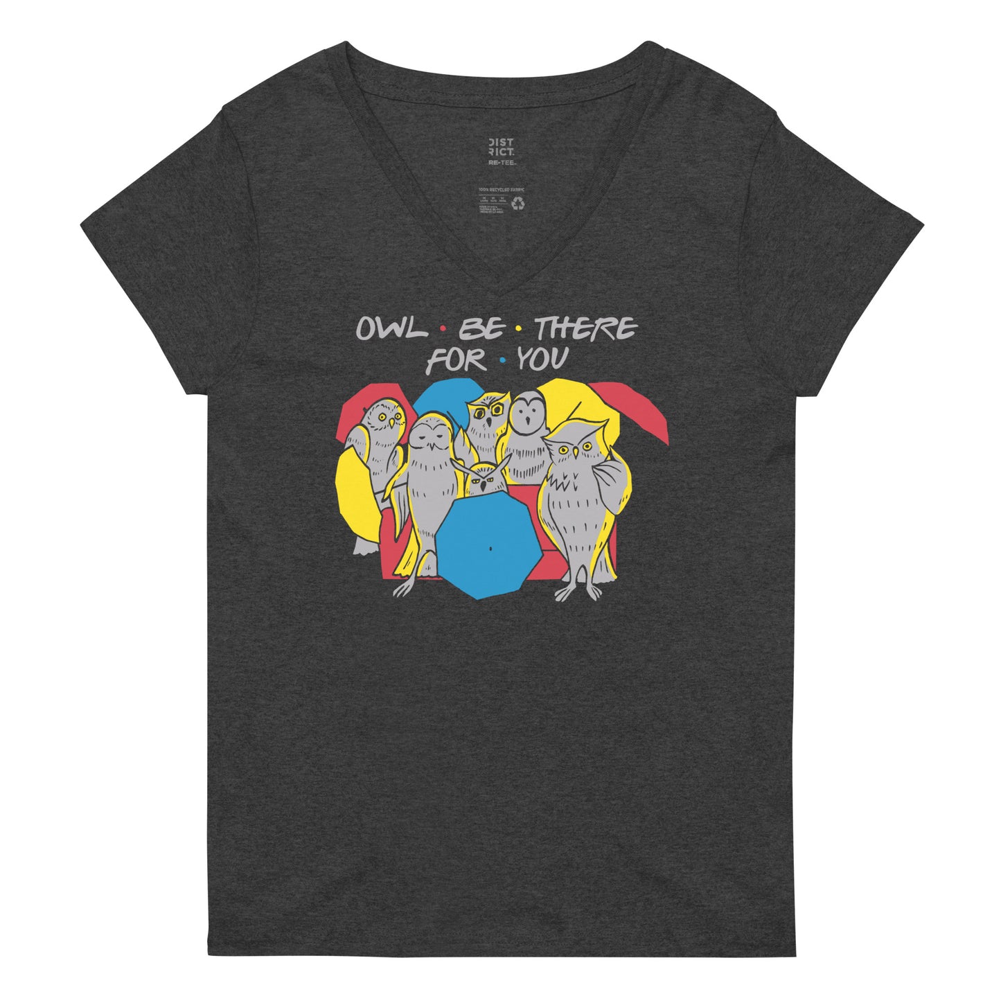 Owl Be There For You Women's V-Neck Tee