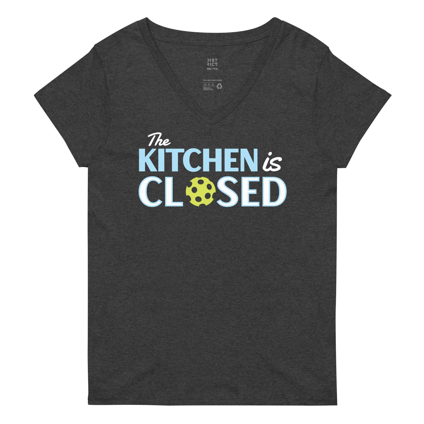 The Kitchen Is Closed Women's V-Neck Tee