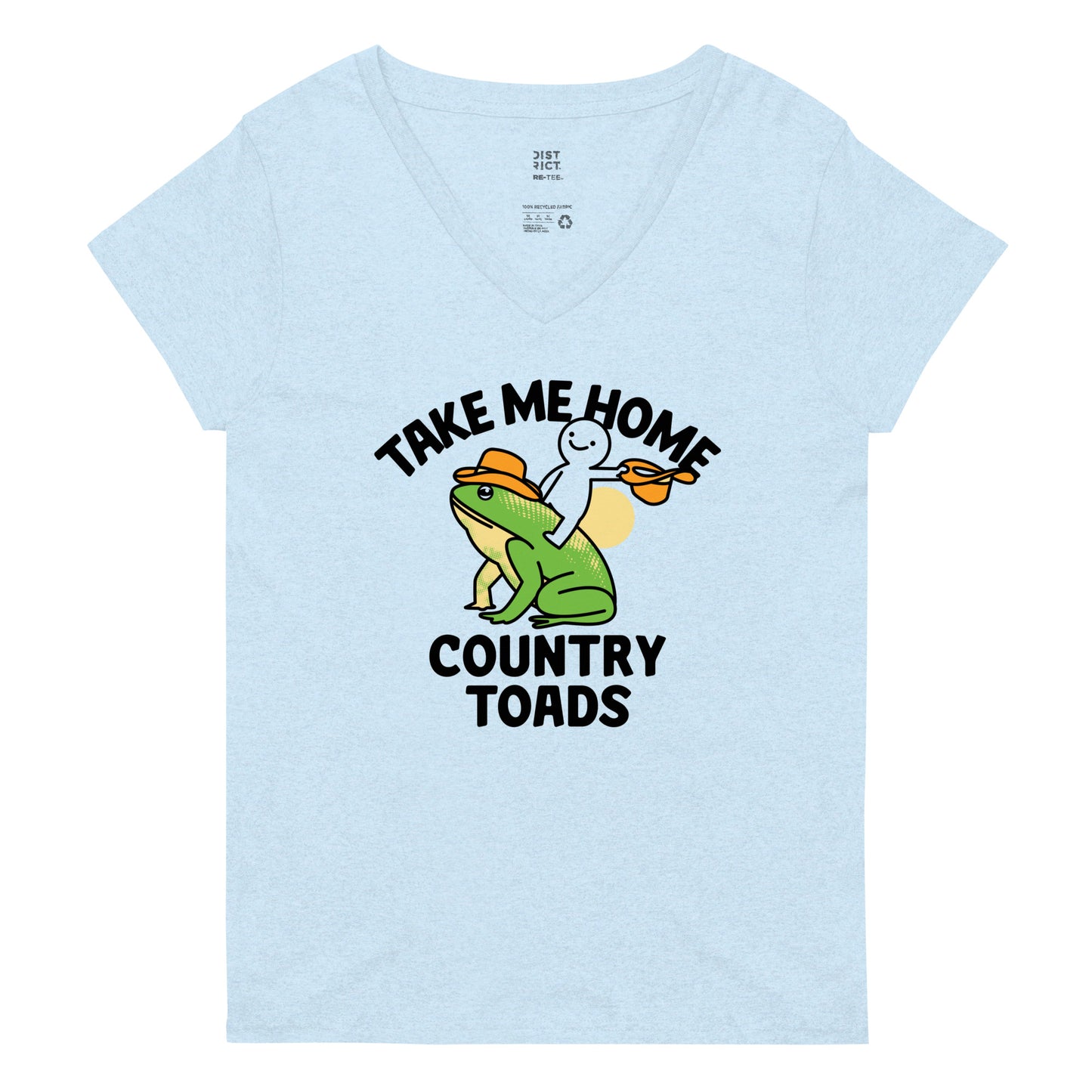 Take Me Home Country Toads Women's V-Neck Tee