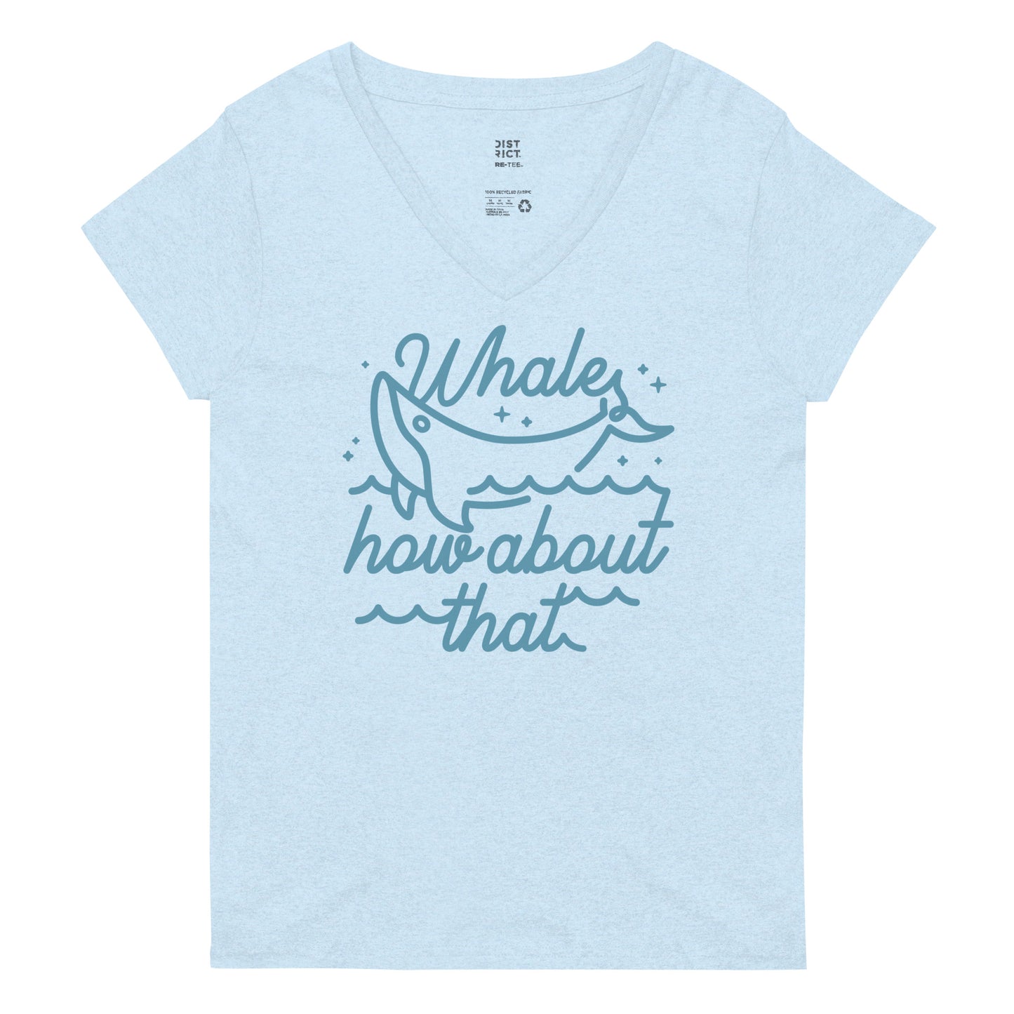 Whale How About That Women's V-Neck Tee