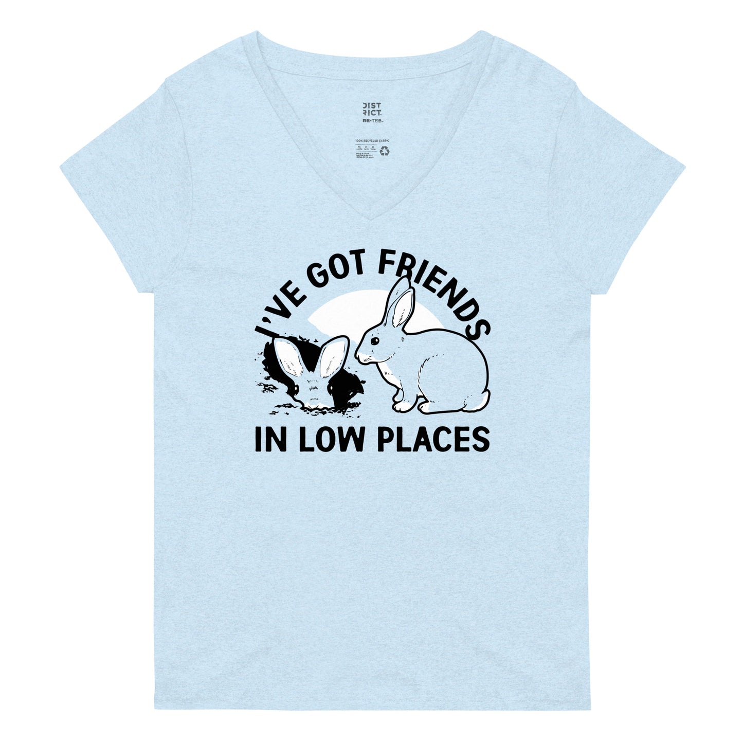 I've Got Friends In Low Places Women's V-Neck Tee