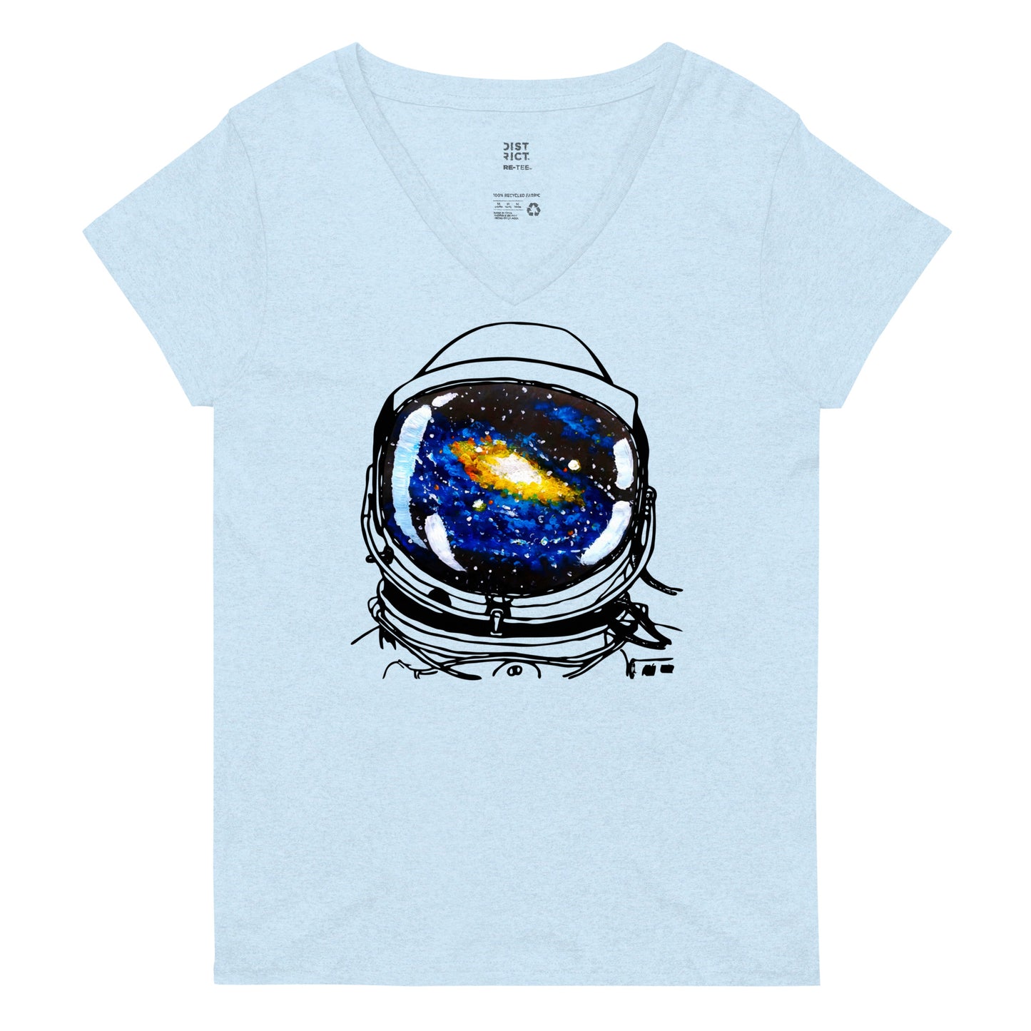 Space Sight Women's V-Neck Tee