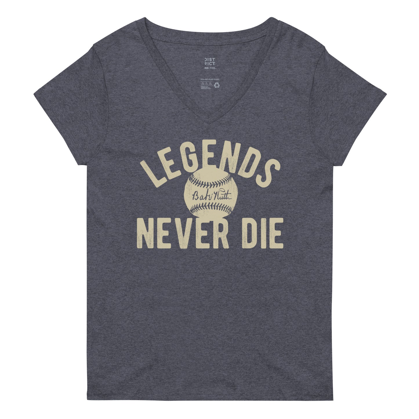 Legends Never Die Women's V-Neck Tee