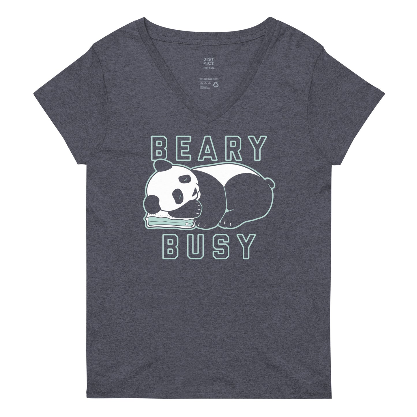 Beary Busy Women's V-Neck Tee