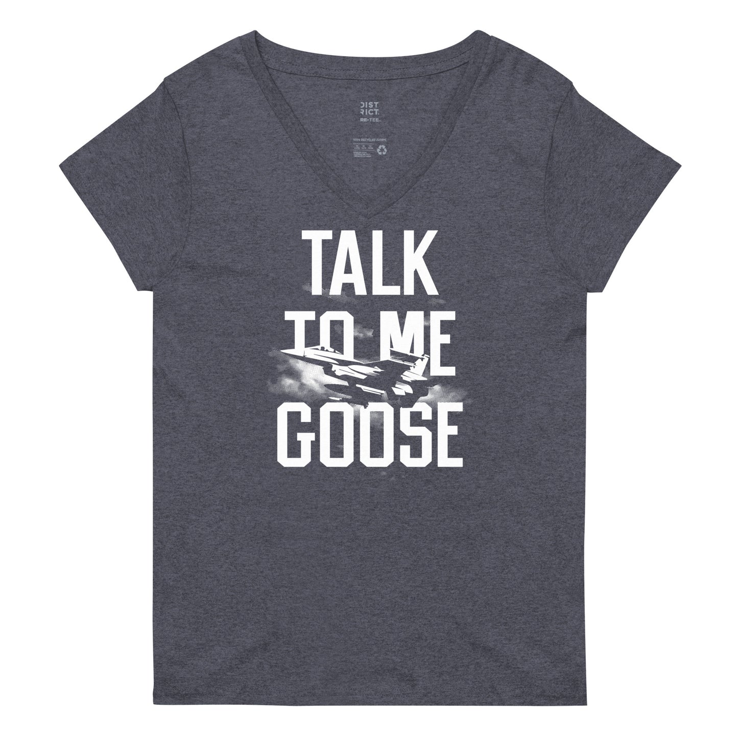 Talk To Me Goose Women's V-Neck Tee