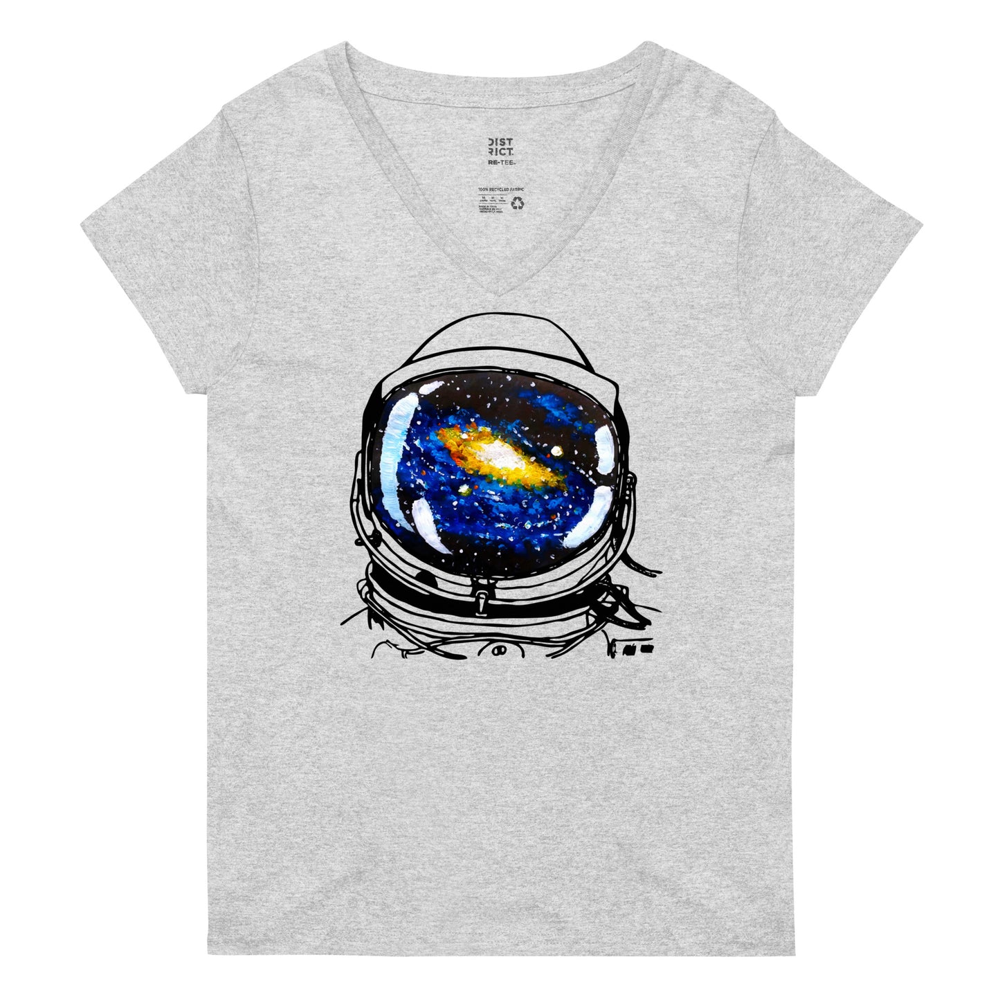 Space Sight Women's V-Neck Tee