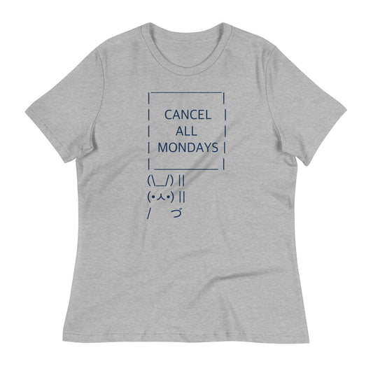 Cancel All Mondays Bunny Women's Signature Tee