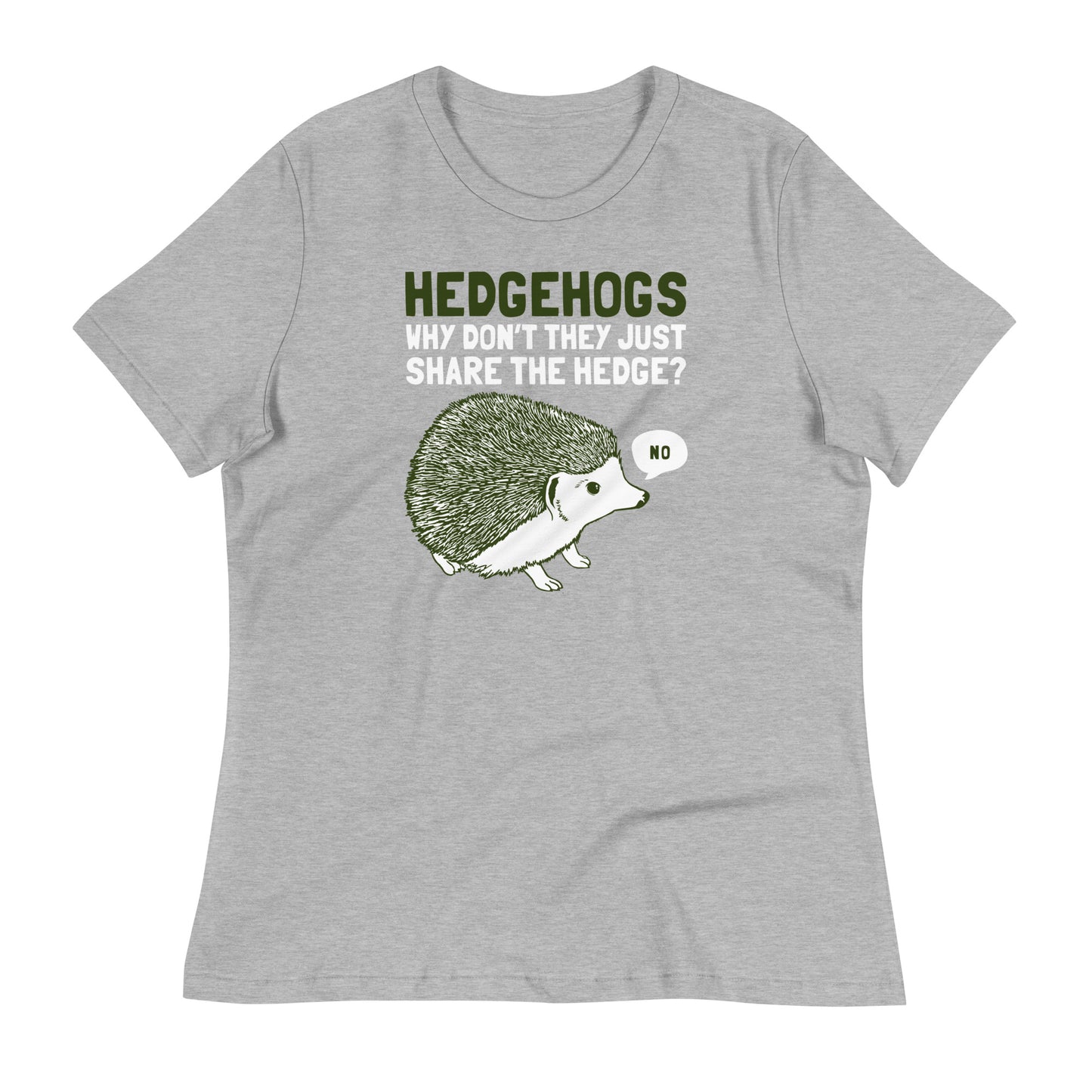 Hedgehogs Can't Share Women's Signature Tee
