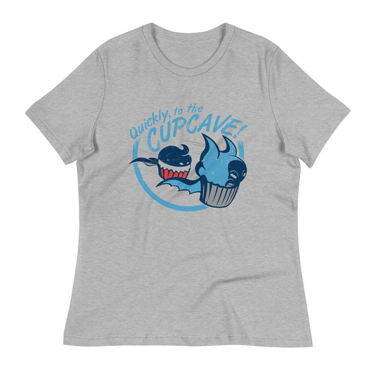 Quickly, To The Cupcave! Women's Signature Tee