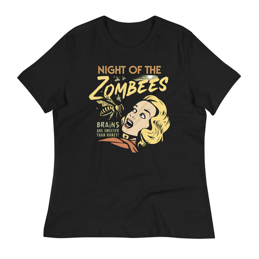 Night Of The Zombees Women's Signature Tee