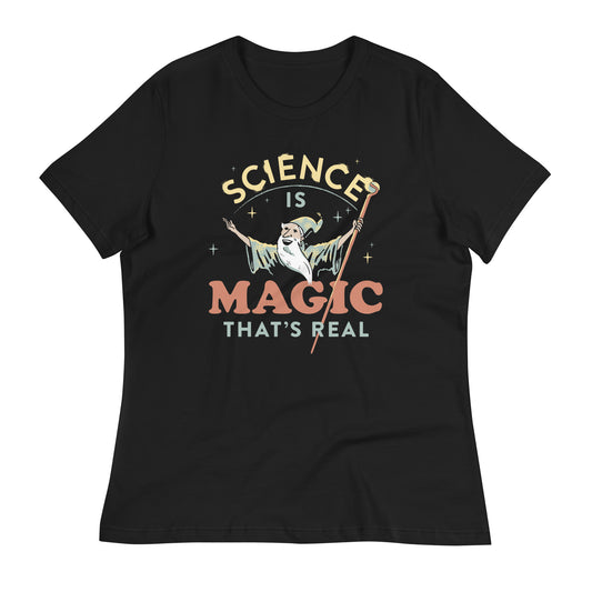 Science Is Magic That's Real Women's Signature Tee