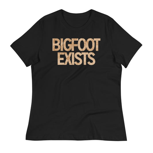 Bigfoot Exists Women's Signature Tee