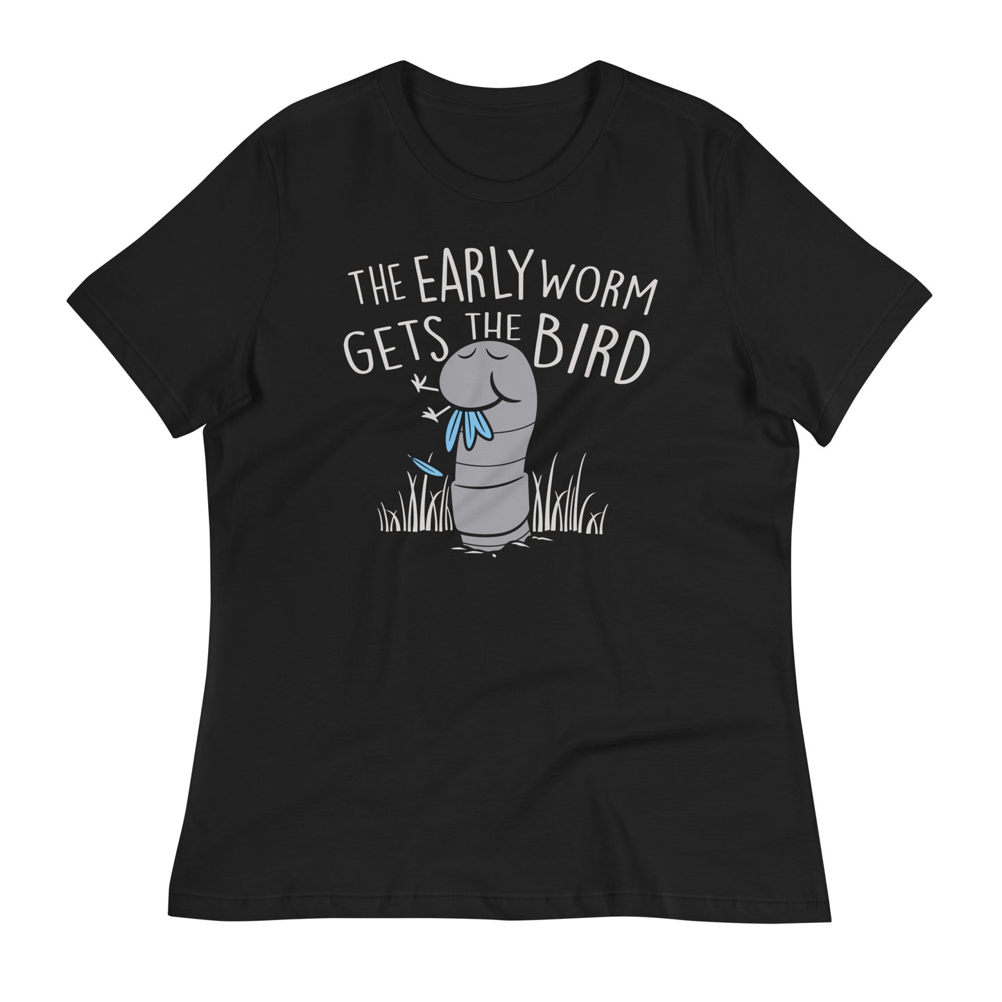 The Early Worm Gets The Bird Women's Signature Tee