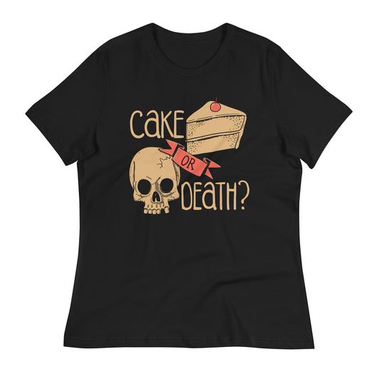 Cake Or Death? Women's Signature Tee
