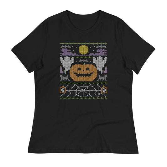 Ugly Halloween Sweater Women's Signature Tee