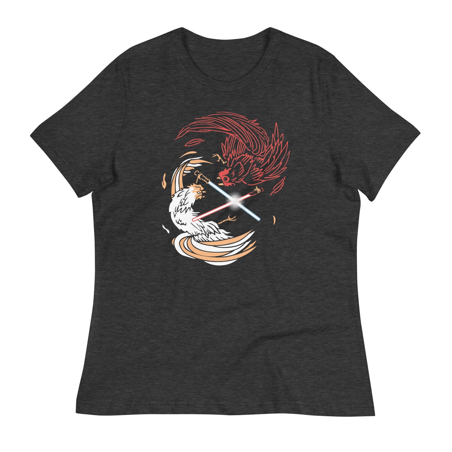 Cock A Doodle Duel Of The Fates Women's Signature Tee