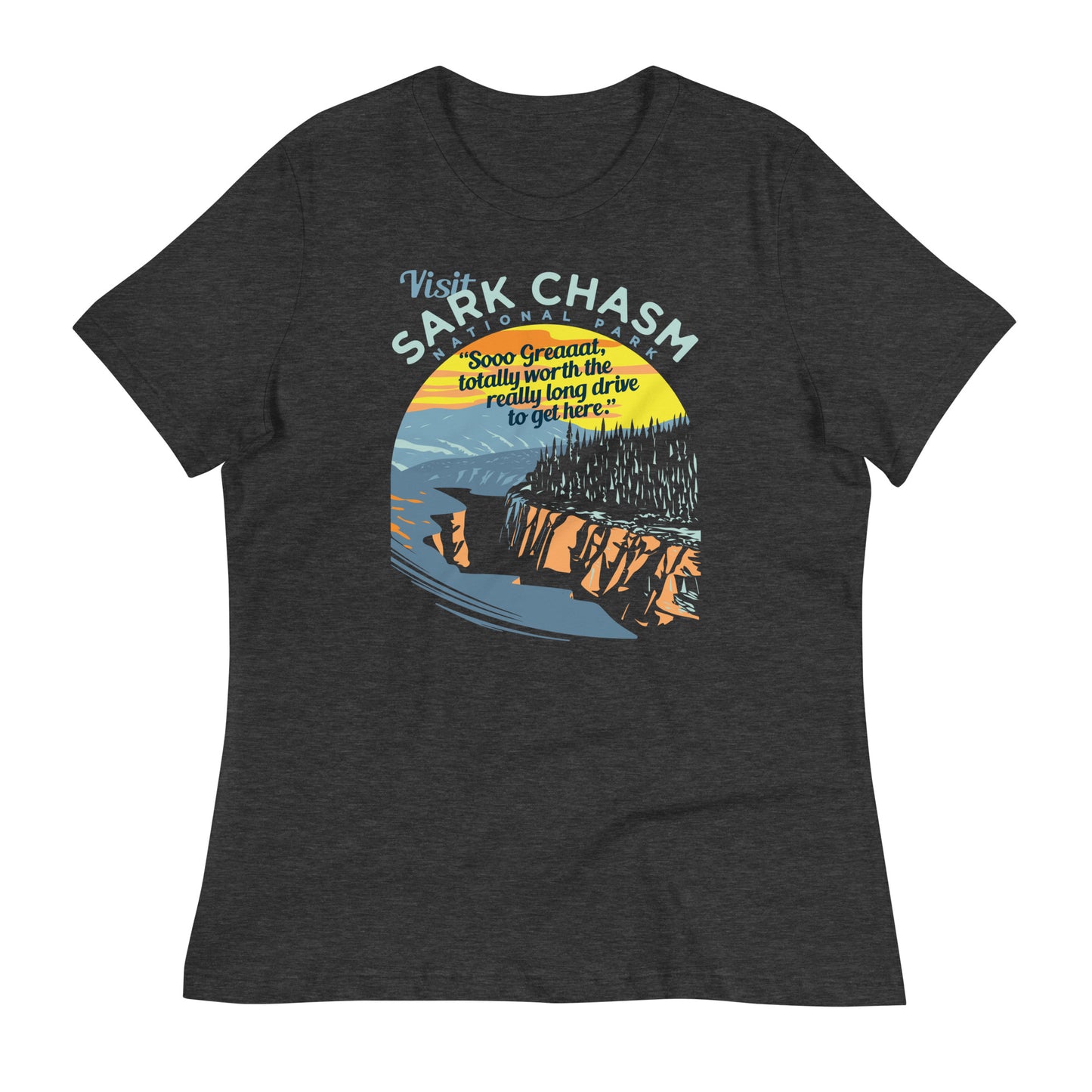 Visit Sark Chasm Women's Signature Tee