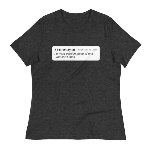 Synonym Definition Women's Signature Tee